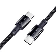 Vention USB 2.0 C Male to C Male 5A Dirt-Resistant Cable 1.5M Black ABS Type - Data Cable