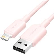 Vention USB 2.0 Type-A Male to Lightning Male 2.4A Cable 1M Pink PVC Type - Data Cable
