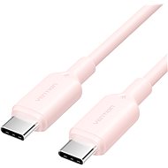 Vention USB 2.0 Type-C Male to Type-C Male 3A Cable 1M Pink PVC Type - Data Cable