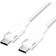 Vention USB 2.0 Type-C Male to Type-C Male 3A Cable 1M White Aluminum Alloy Type - Data Cable
