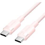 Vention USB 2.0 Type-C Male to Type-C Male 3A Cable 2M Pink Aluminum Alloy Type - Data Cable