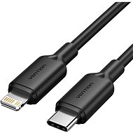 Vention USB 2.0 Type-C Male to Lightning Male 3A Cable 2M Black PVC Type - Data Cable