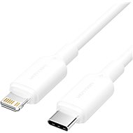 Vention USB 2.0 Type-C Male to Lightning Male 3A Cable 1M White PVC Type - Data Cable