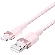 Vention USB 2.0 A Male to C Male 3A Cable 1M Pink Aluminum Alloy Type - Data Cable