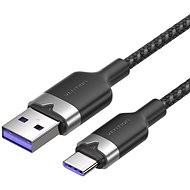 Vention USB 2.0 A Male to C Male 6A Cable 1M Black Aluminum Alloy Type - Data Cable