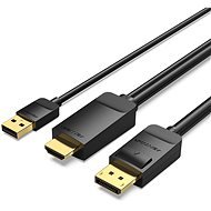 Vention HDMI zu DisplayPort (DP) 4K@60Hz Kabel 1.5m schwarz - Videokabel