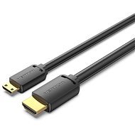 Vention HDMI-C Stecker zu HDMI-A Stecker 4K HD Kabel 1m schwarz - Videokabel
