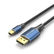 Vention Cotton Braided Mini DP Male to DP Male 8K HD Cable 2 m Blue Aluminum Alloy Type - Video kábel