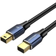 Vention Cotton Braided Mini DP Male to Male 8K HD Cable 2 m Blue Aluminum Alloy Type - Video kábel