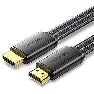 Vention Flat Nylon Braided HDMI-A Male to Male 8K HD Cable 2M Black - Video Cable