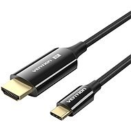 Vention Cotton Braided USB-C to HDMI-A 8K HD Cable 1.8M Black Zinc Alloy Type - Videokabel
