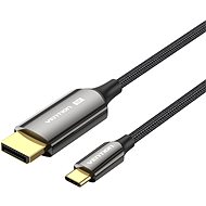 Vention Cotton Braided 8K Bi-Directional USB-C Male to DisplayPort Male Cable 2M Black Zinc Alloy Ty - Video Cable