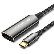 Vention Cotton Braided USB-C to DP 8K Converter 0.25M Black Zinc Alloy Type - Video Cable