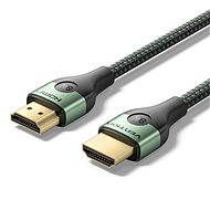 Vention Cotton Braided Ultra Thin HDMI-A Male to Male HD Cable 8K 2M Green Aluminum Alloy Type - Videokábel