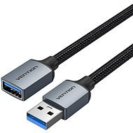 Vention Cotton Braided USB 3.0 Type A Male to Female Extension Cable 1M Gray Aluminum Alloy Type - Data Cable