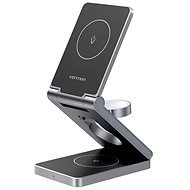 Vention 3in1 Wireless Folding MagCharger, Space Grey - MagSafe kabelloses Ladegerät