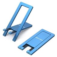 Vention Portable Cell Phone Stand Holder for Desk Aluminum Alloy Type Blue - Phone holder