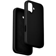 Vention Liquid Silicone Case for iPhone 16 with MagSafe Black - Phone Cover