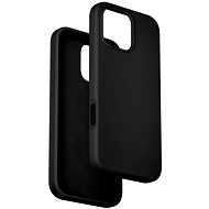 Vention Liquid Silicone Case for iPhone 16 Pro Max with MagSafe Black - Phone Cover