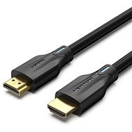 Vention Cotton Braided 8K HDMI 2.1 Cable 1.5M Black - Video Cable