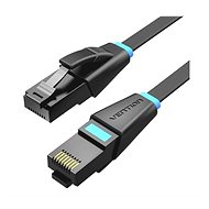 Vention Flat Cat.6 UTP Patch Cable 35M Black - Ethernet Cable