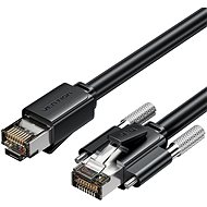 Vention Ultra-Flexible Cat6A SFTP Industrial Camera Ethernet Patch Cable 1.5M Black - Ethernet Cable