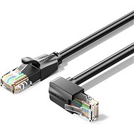 Vention Cat.6 UTP Downward Right Angle Ethernet Patch Cable 1M Black - Hálózati kábel