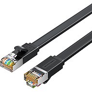 Vention Flat Cat.7 Ethernet Patch Cable 10M Black - Hálózati kábel
