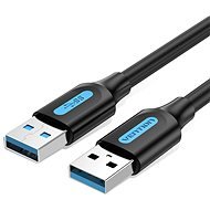 Vention USB 3.0 Male to USB Male Cable 1.5m Black PVC Type - Adatkábel