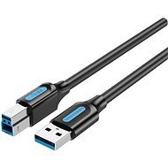 Vention USB 3.0 Male to USB-B Male Printer Cable 1m Black PVC Type - Adatkábel
