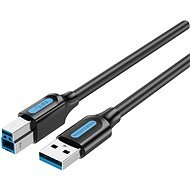 Vention USB 3.0 Male to USB-B Male Printer Cable 3M Black PVC Type - Adatkábel