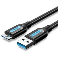 Vention USB 3.0 (M) to Micro USB-B (M) Cable 0.25M Black PVC Type - Data Cable