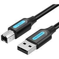 Vention USB 2.0 Male to USB-B Male Printer Cable 1m Black PVC Type - Adatkábel