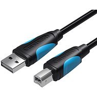 Vention USB-A -> USB-B Print Cable 1.5m Black - Datenkabel