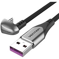 Vention USB-C to USB 2.0 U-Shaped 5A Cable 1M Gray Aluminum Alloy Type - Data Cable