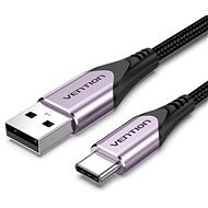 Vention Cotton Braided USB-C to USB 2.0 Cable Purple 1M Aluminium Alloy Type - Data Cable