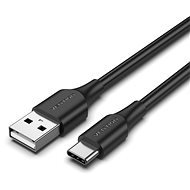 Vention USB 2.0 to USB-C 3A Cable 0.25m Black - Adatkábel