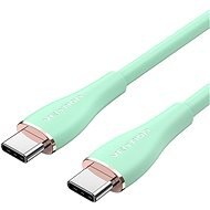 Vention USB-C 2.0 Silicone Durable 5A Cable 1m Light Green Silicone Type - Datenkabel