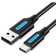 Vention Type-C (USB-C) to USB 2.0 Charge & Data Cable 0.25m Black - Adatkábel