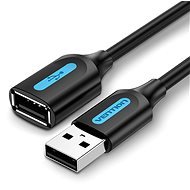 Vention USB 2.0 Male to USB Female Extension Cable 0.5m Black PVC Type - Adatkábel