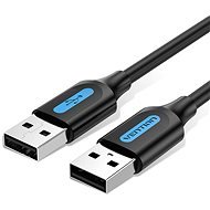 Vention USB 2.0 Male to USB Male Cable 1.5m Black PVC Type - Adatkábel