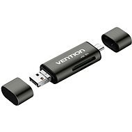 Vention USB3.0 Multi-function Card Reader Gray Metal Type - Kártyaolvasó