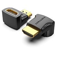 Vention HDMI 90 Degree Male to Female Adapter Black 2 Pack - Adapter