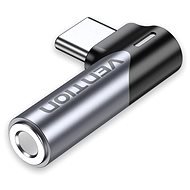 Vention USB-C Male to 3.5mm Female Audio Adapter Gray Aluminum Alloy Type - Adapter