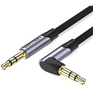 Vention 3.5mm to 3.5mm Jack 90° Flat Aux Cable 5m Gray Aluminum Alloy Type - AUX Cable