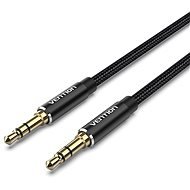 Vention Cotton Braided 3.5mm Male to Male Audio Cable 0.5m Black Aluminum Alloy Type - AUX Cable