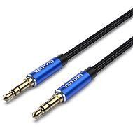 Vention Cotton Braided 3.5mm Male to Male Audio Cable 1m Blue Aluminum Alloy Type - AUX Cable