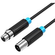 Vention XLR Audio Extension Cable 2m Black - Audio-Kabel