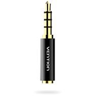 Vention 3.5mm Jack Male to 2.5mm Female Audio Adapter, Black Metal, Type - Adapter