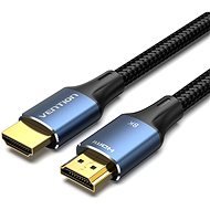 Vention Cotton Braided HDMI-A Male to Male HD Cable 8K 1m Blue Aluminum Alloy Type - Video Cable